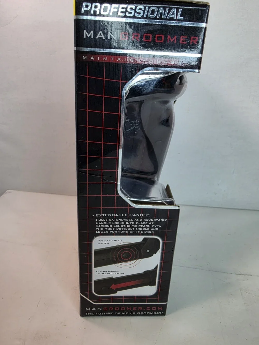 ManGroomer- Professional Do-It-Yourself Electric Back Hair Shaver-NIB